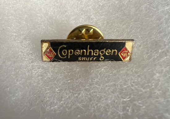 Copenhagen Snuff Tobacco Lapel Pin Tie Shirt Hat Vest Gift Used