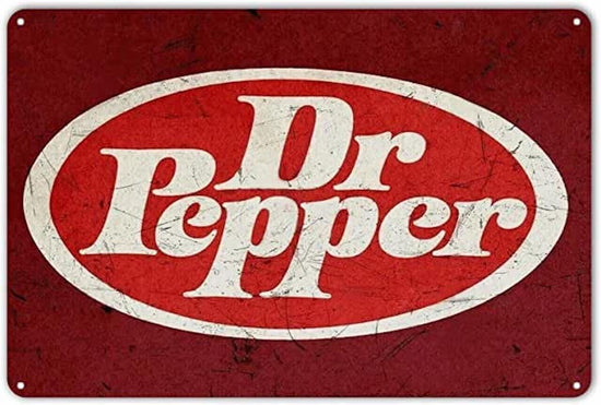 DR PEPPER SODA POP TIN SIGN GOOD FOR LIFE BE A PEPPER METAL PEPPER
