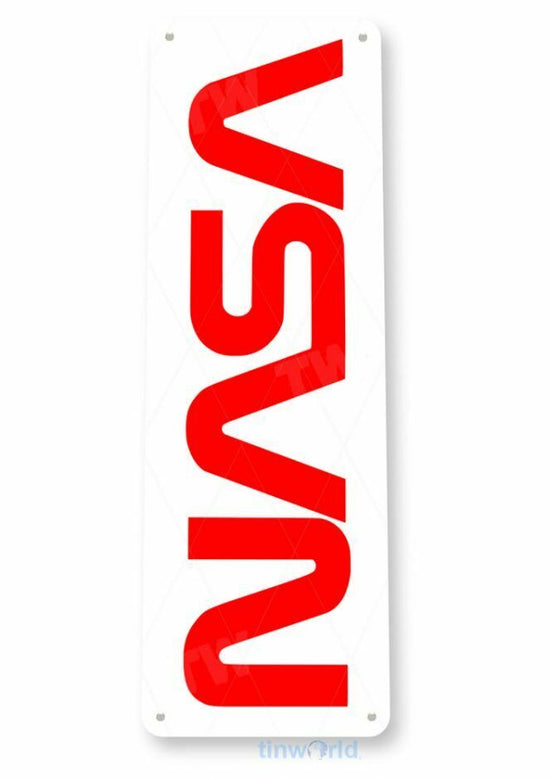 NASA 11 X 4 TIN SIGN NOSTALGIC REPRODUCTION ADVERTISEMENT USA