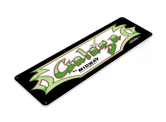 GALAGA TIN SIGN ARCADE VIDEO GAME CLASSIC COIN OP CABINET BALLY MIDWAY NES