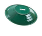 14" GREEN GOLD PAN WITH DIFFERENT RIFFLES FOR SHALLOW & DEEP GOLD MINING DREDGE