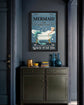 MERMAID BATH SOAP TIN SIGN WASH YOUR TAIL DRINK LIKE A FISH WALL ART