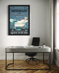 MERMAID BATH SOAP TIN SIGN WASH YOUR TAIL DRINK LIKE A FISH WALL ART
